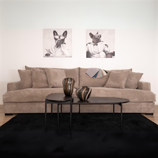 Fløjls sofa